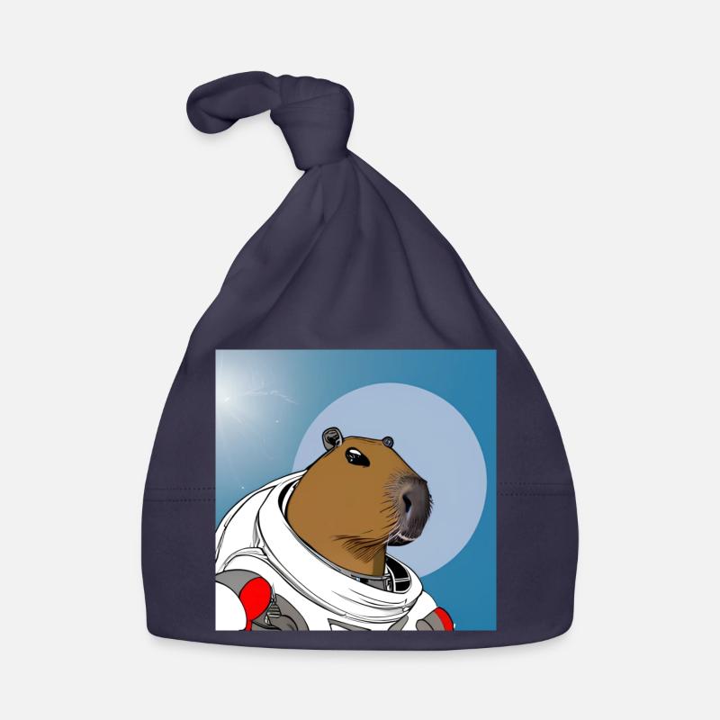 Astronaute de Capy - Bonnet bio Bébé - marine