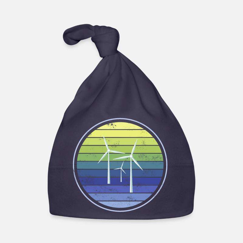 Wind Energy Sustainability Organic Baby Cap