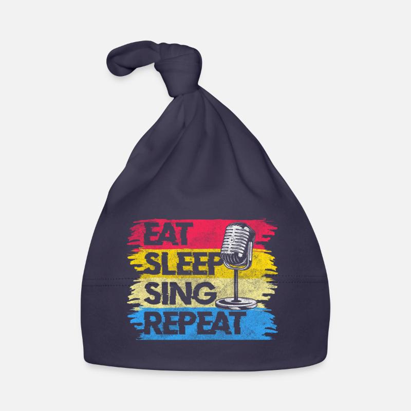 Singing Singer Voice Organic Baby Cap
