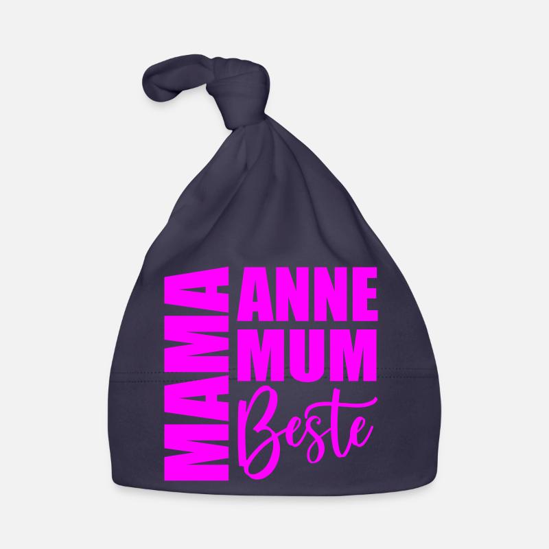 MUTTERTAG - MAMA - ANNE BESTE - MUM Baby Bio-Mütze