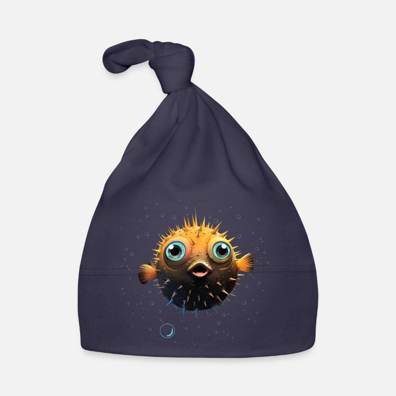 Puffer Fish Organic Baby Cap