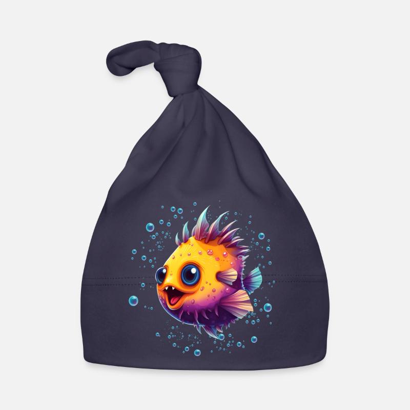 Puffer Fish Organic Baby Cap