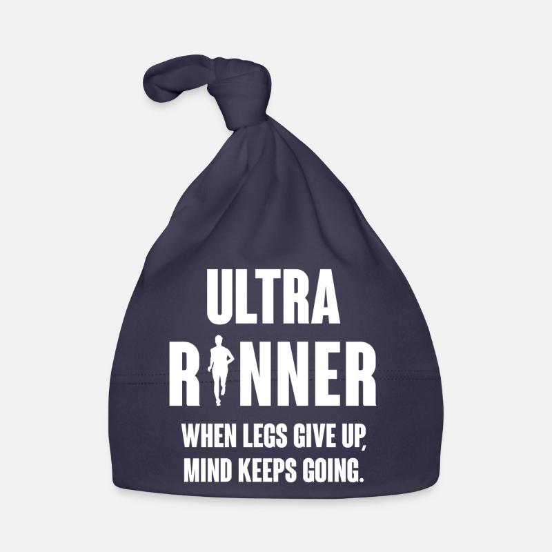 Ultra Runner. When Legs Give Up, Mind Keeps Going. Organic Baby Cap
