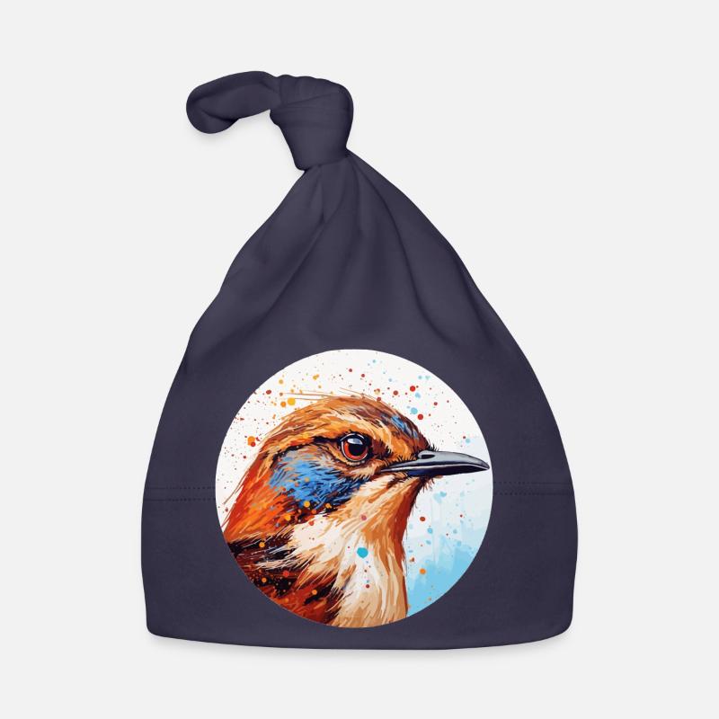 Wren bird Organic Baby Cap