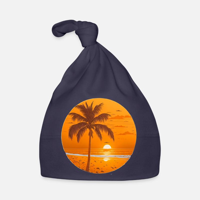 Coucher de soleil Bonnet bio Bébé