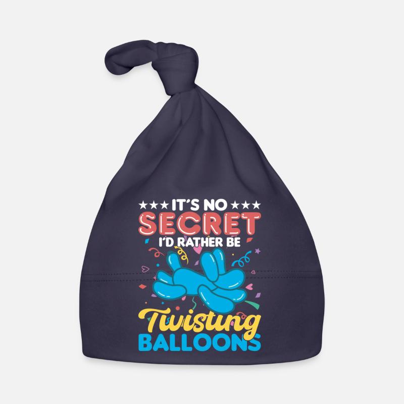 Balloon Twisting Design Organic Baby Cap