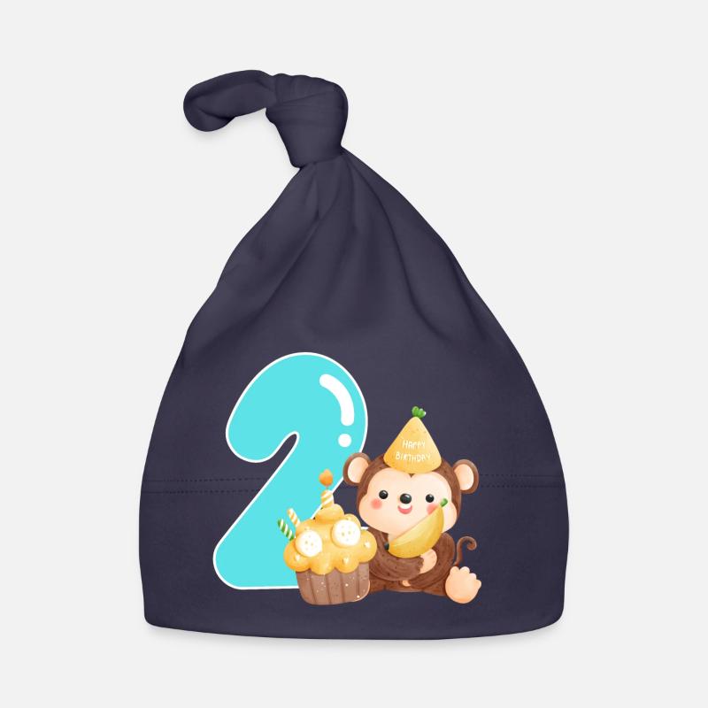 2. Geburtstag Baby Bio-Mütze