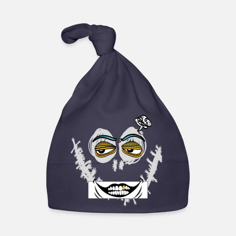 face,comic,halloween, monster, joker Organic Baby Cap