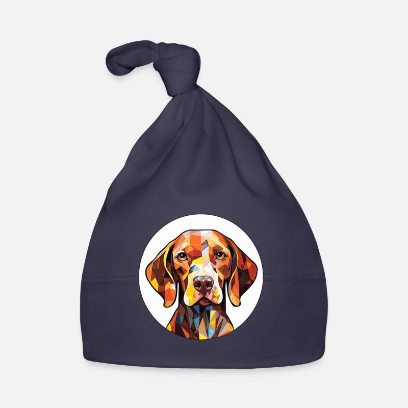 Ariege Pointer Dog Breed Watercolor Illustration Organic Baby Cap