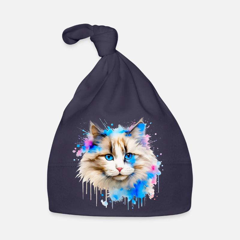 Ragdol Katze Baby Bio-Mütze