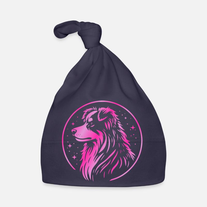 Traumhund Aussie pink Baby Bio-Mütze