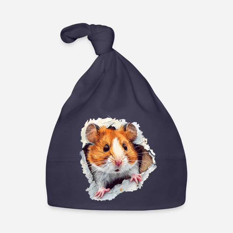 Hamster Hamster Head Golden Hamster Dwarf Hamster Organic Baby Cap