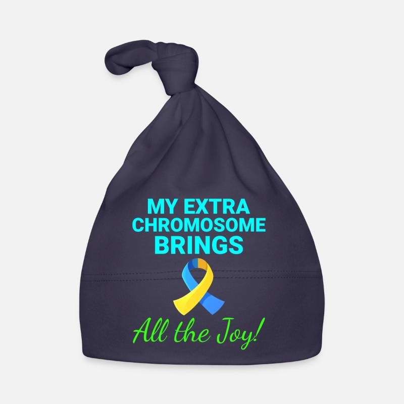 Down Syndrome Awareness Joyful Extra Chromosome Organic Baby Cap
