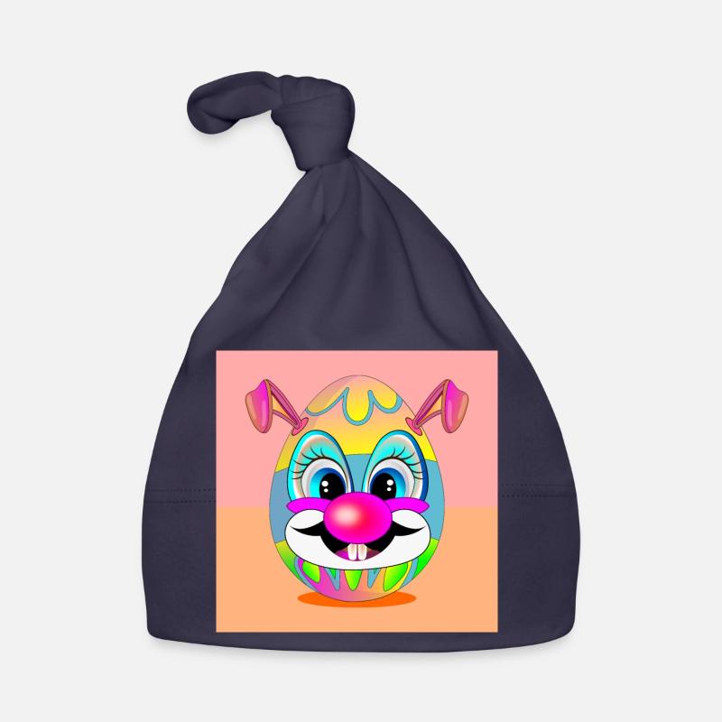 EASTER EGGS CLOWN EASTER BUNNY Organic Baby Cap