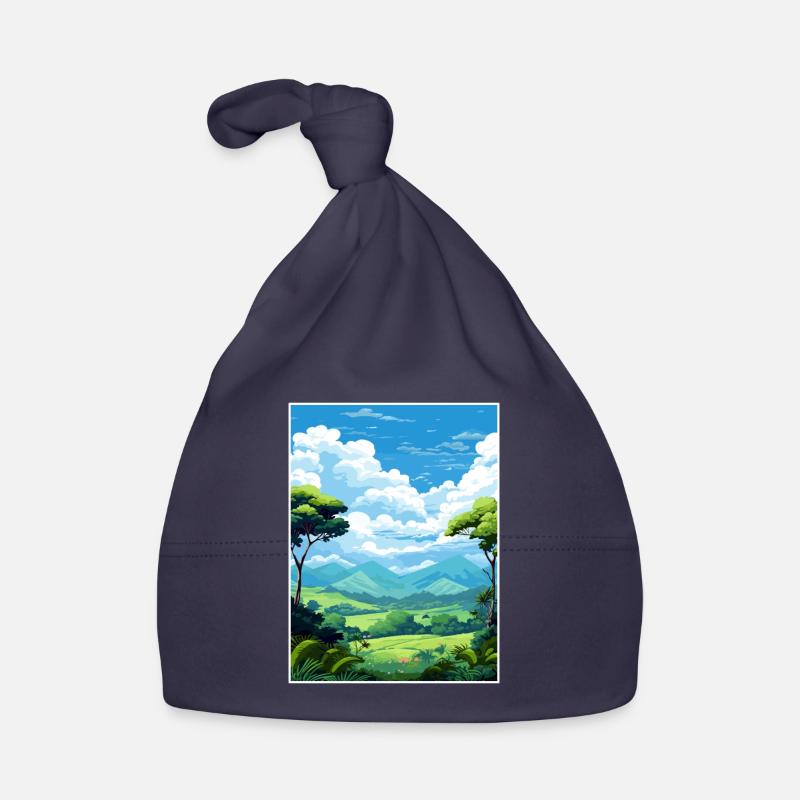 Daintree Rainforest Australie déco affiche de voyage Bonnet bio Bébé