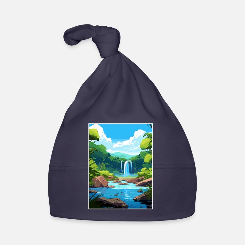 Daintree Rainforest Australie déco affiche de voyage Bonnet bio Bébé