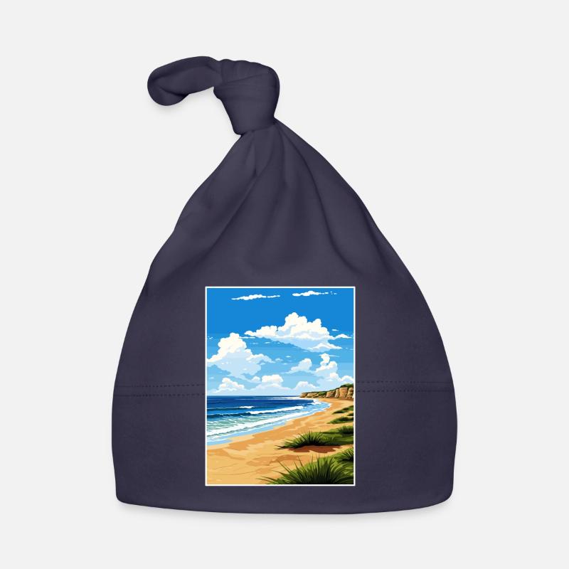 Parc national de Great Sandy, Australie, affiche de voyage Bonnet bio Bébé