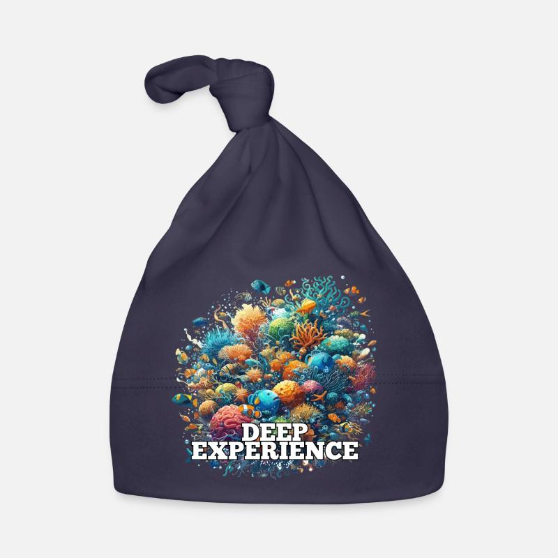 Deep Experience Coral Fish Gift Organic Baby Cap