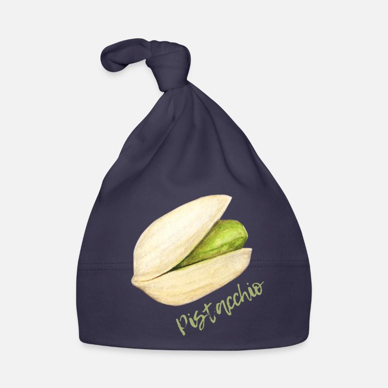 Pistachio with shell and pit Organic Baby Cap