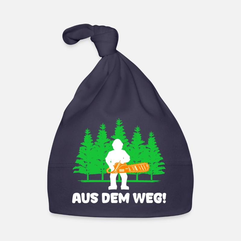 Foresterie bûcheron déclaration tronçonneuse arbre bois Bonnet bio Bébé