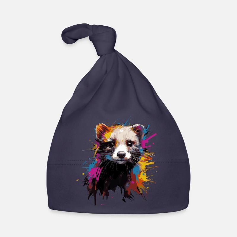 Frettchen Baby Bio-Mütze