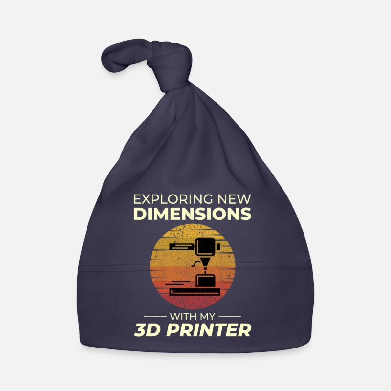 3D Printer 3D Printing Organic Baby Cap