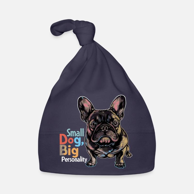 Bouledogue français mignon Bonnet bio Bébé
