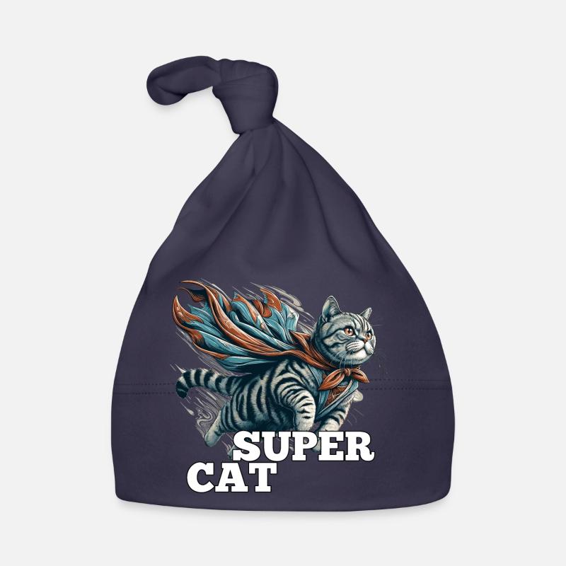 Super Katze Britisch Kurzhaar BKH getigert Baby Bio-Mütze