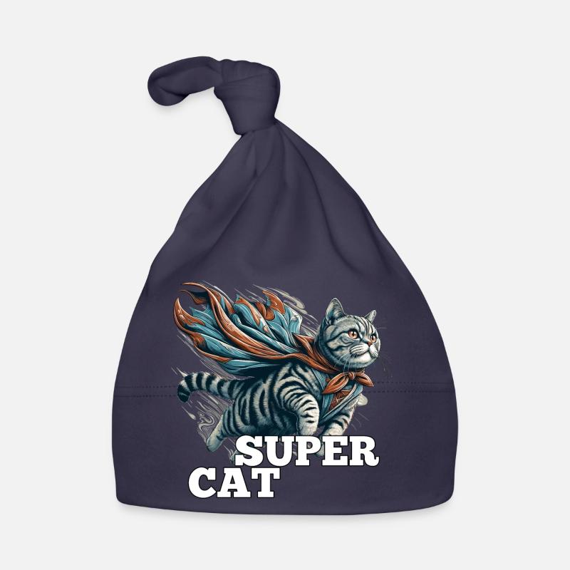 Super Katze Britisch Kurzhaar BKH getigert Baby Bio-Mütze