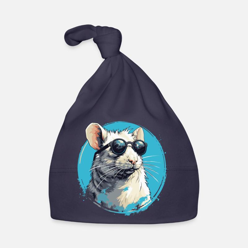 Coole Ratte Baby Bio-Mütze
