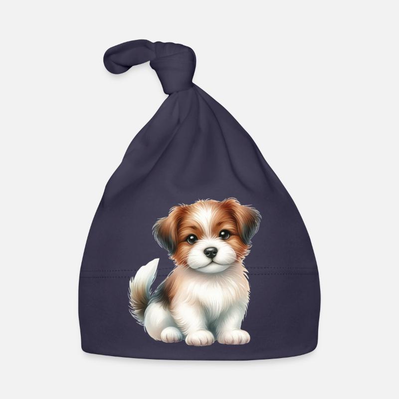 Cute dog Organic Baby Cap