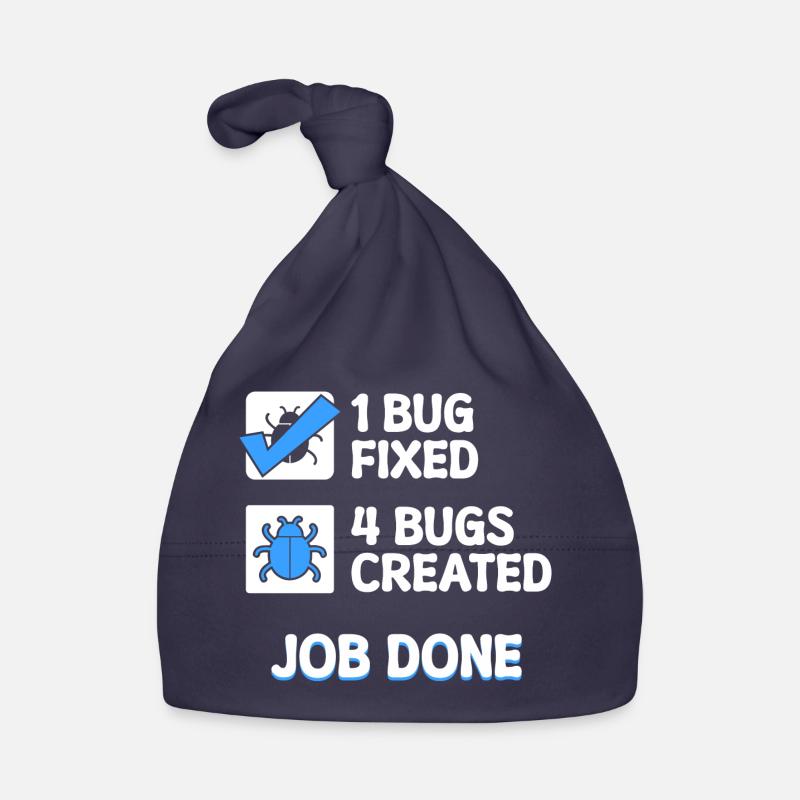 Bugfixing Developer Bugs Code Statement Computer Science Organic Baby Cap