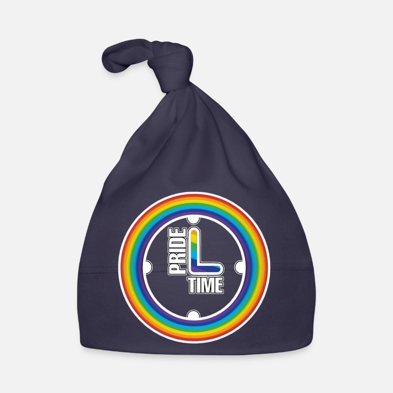 Regenbogen Pride Ring Uhr Baby Bio-Mütze