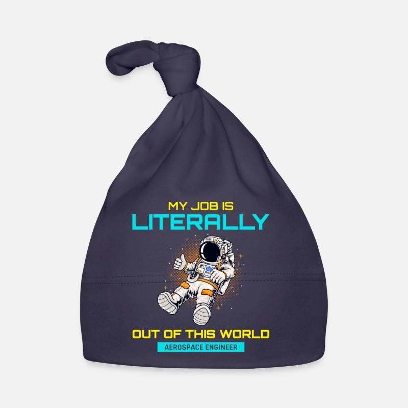Aerospace Engineer Astronaut Rocket Scientist Organic Baby Cap