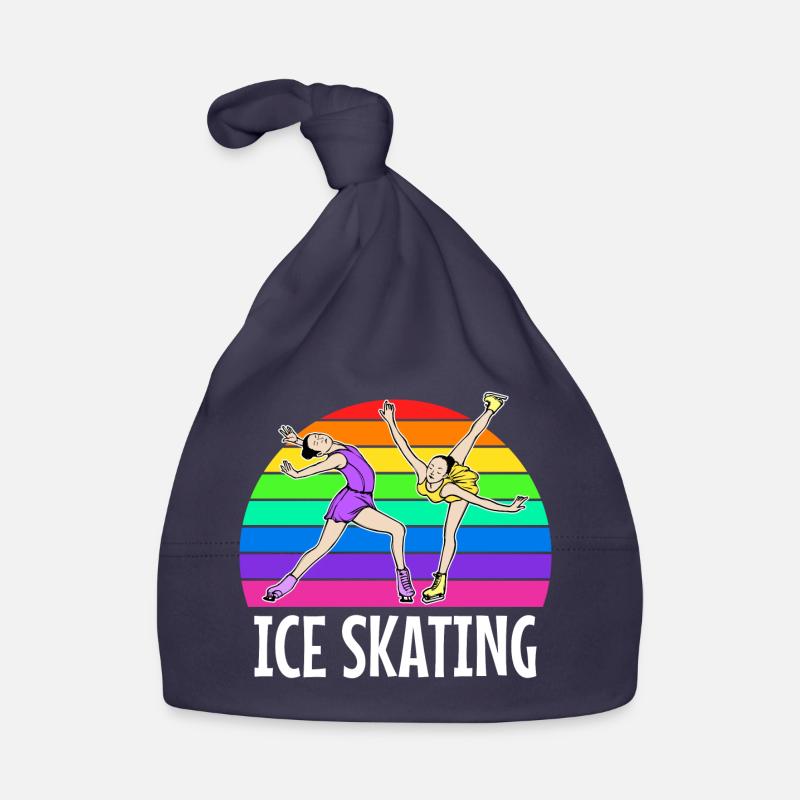 Eislaufen Eishockey Snowboard Wintersport Eis Baby Bio-Mütze