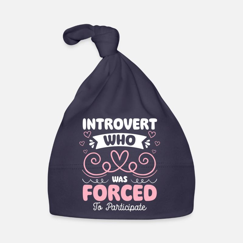 Shy Nerd Shyness Antisocial Organic Baby Cap