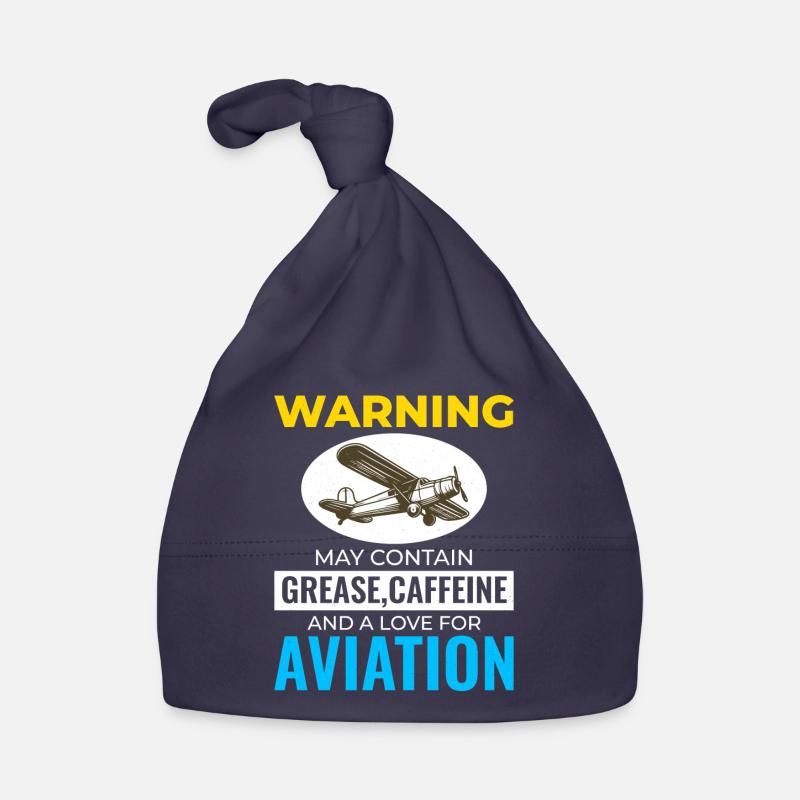Fluggerätmechaniker Luftfahrttechniker Kaffee Humor Baby Bio-Mütze