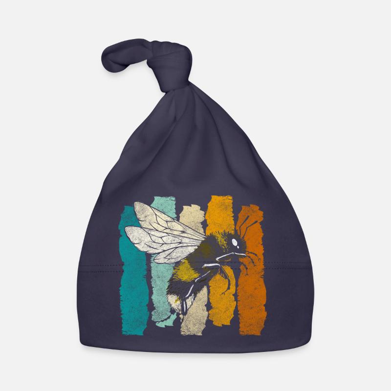 Honey Honeycomb World Saver Bee Organic Baby Cap