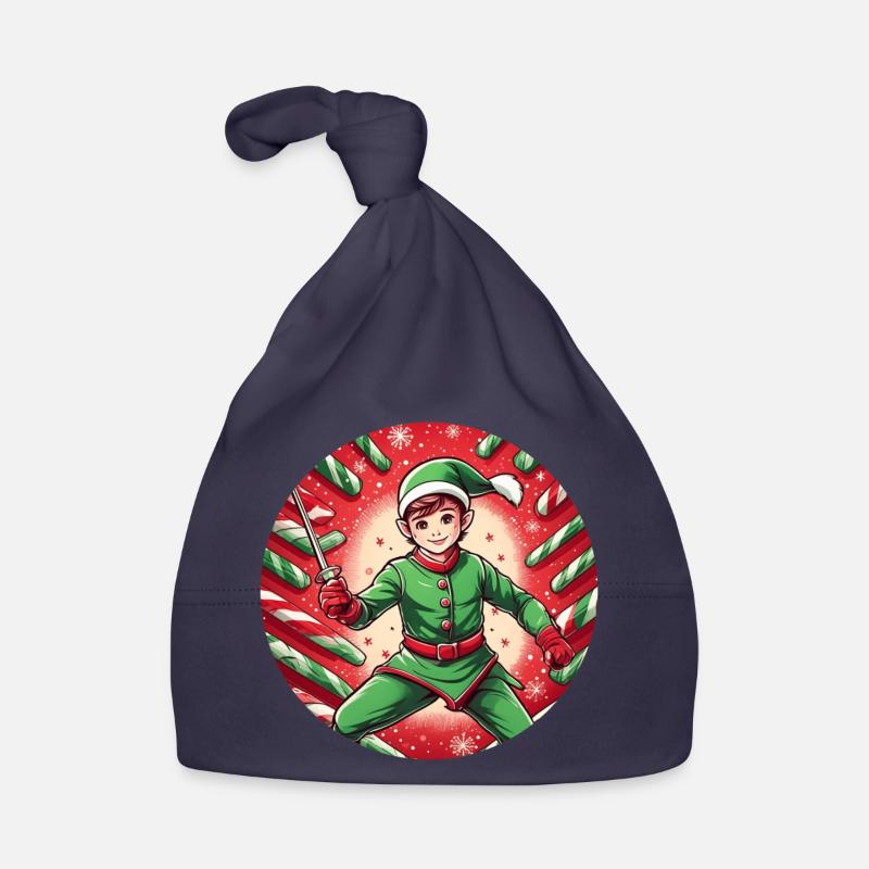 Clôture elfe de Noël Bonnet bio Bébé