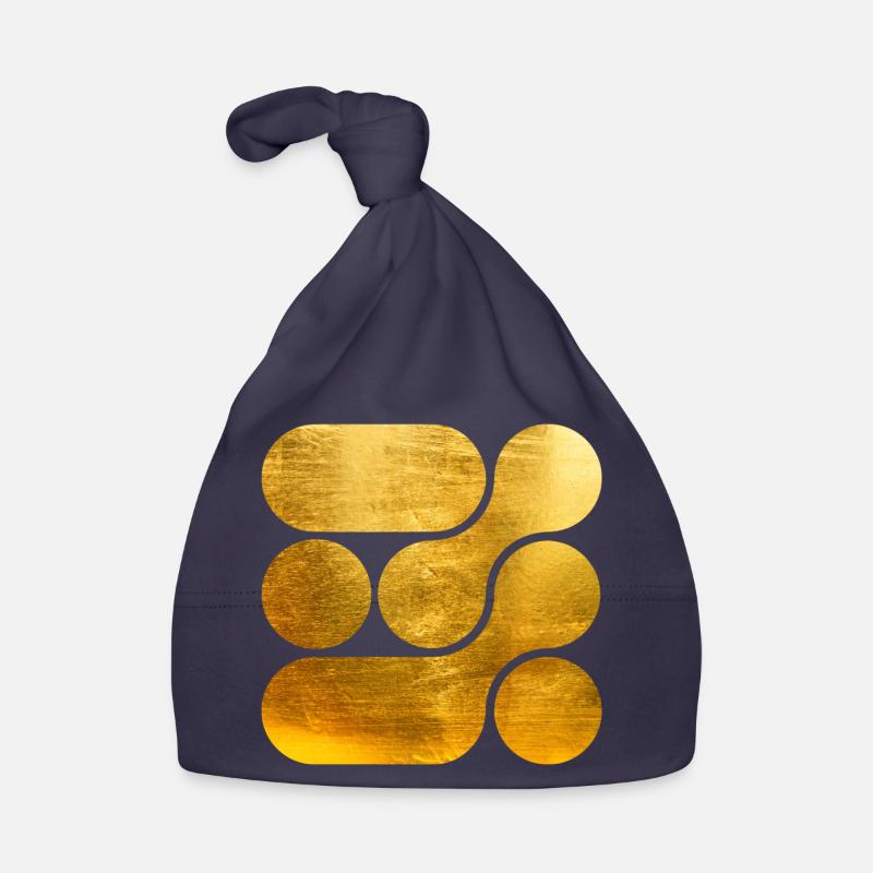 OCHOOO - GOLD - Bonnet bio Bébé - marine