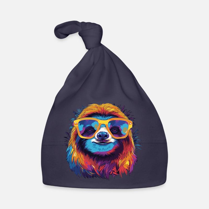 Cool Sloth Organic Baby Cap