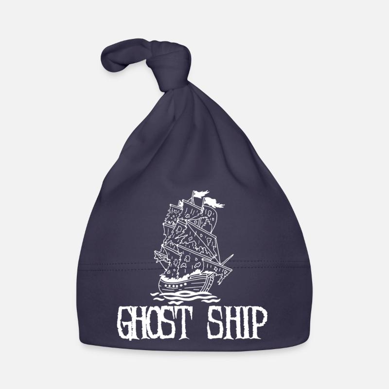 Ghost Ship Organic Baby Cap