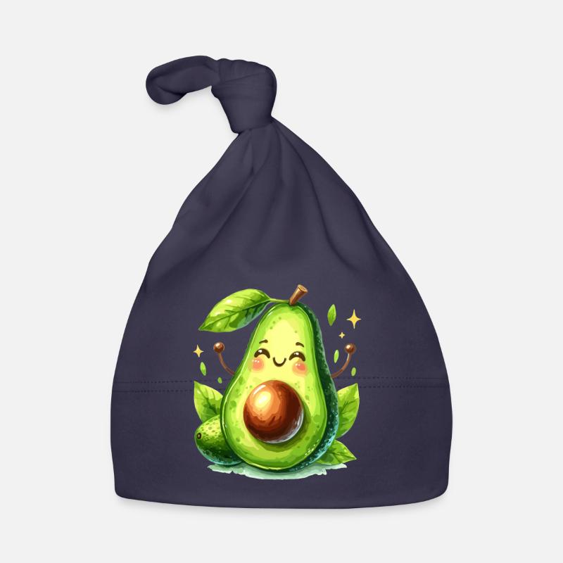 Avocat Drôle Optimisme Positif Cadeau - Bonnet bio Bébé - marine