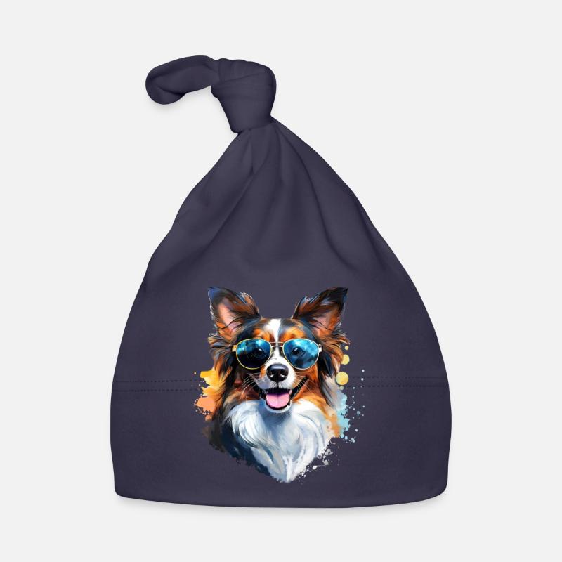 Papillon avec lunettes de soleil Bonnet bio Bébé