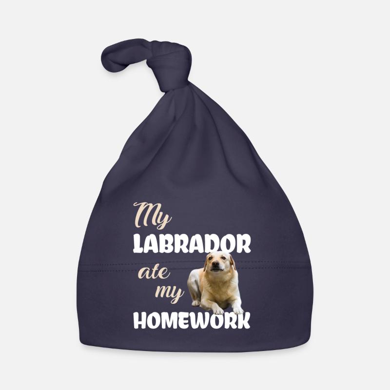 Devoirs du Labrador Bonnet bio Bébé