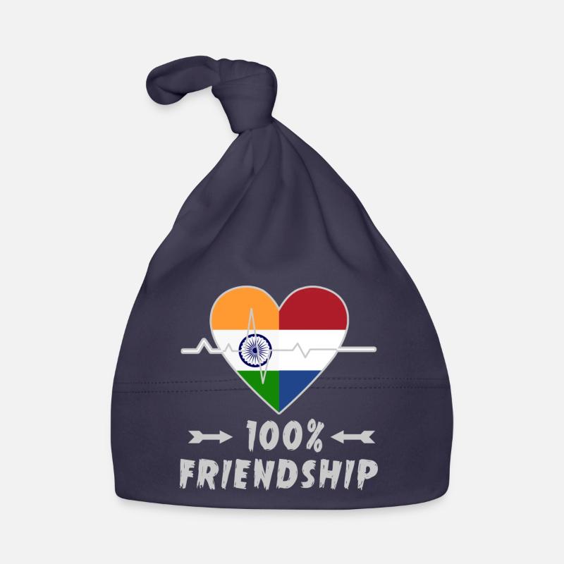 L'Inde et les Pays-Bas : amitié à 100 % Bonnet bio Bébé