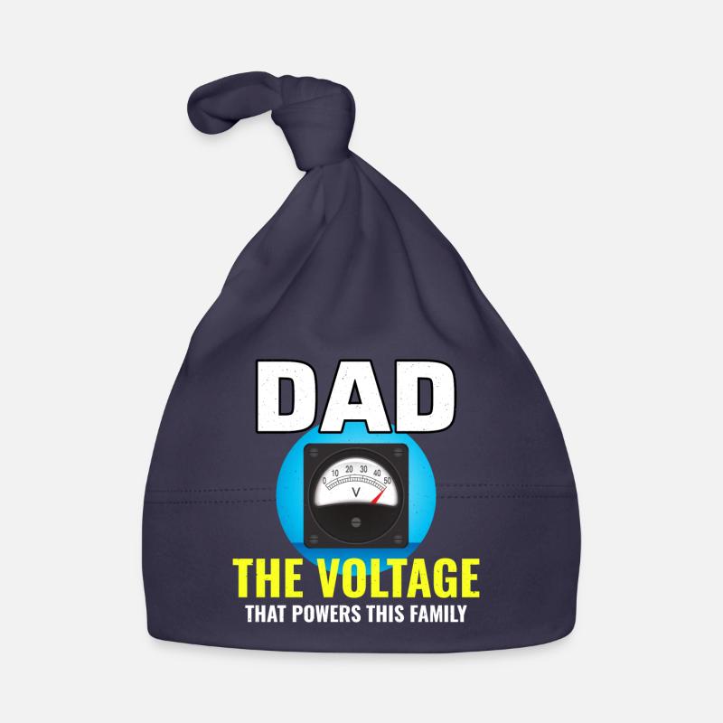 Electrician Dad Electrical Technician Engineer Organic Baby Cap