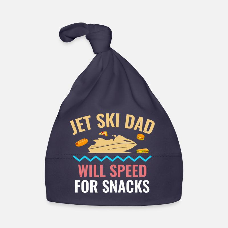 Jetski-Papa – wird für Snacks rasen Baby Bio-Mütze