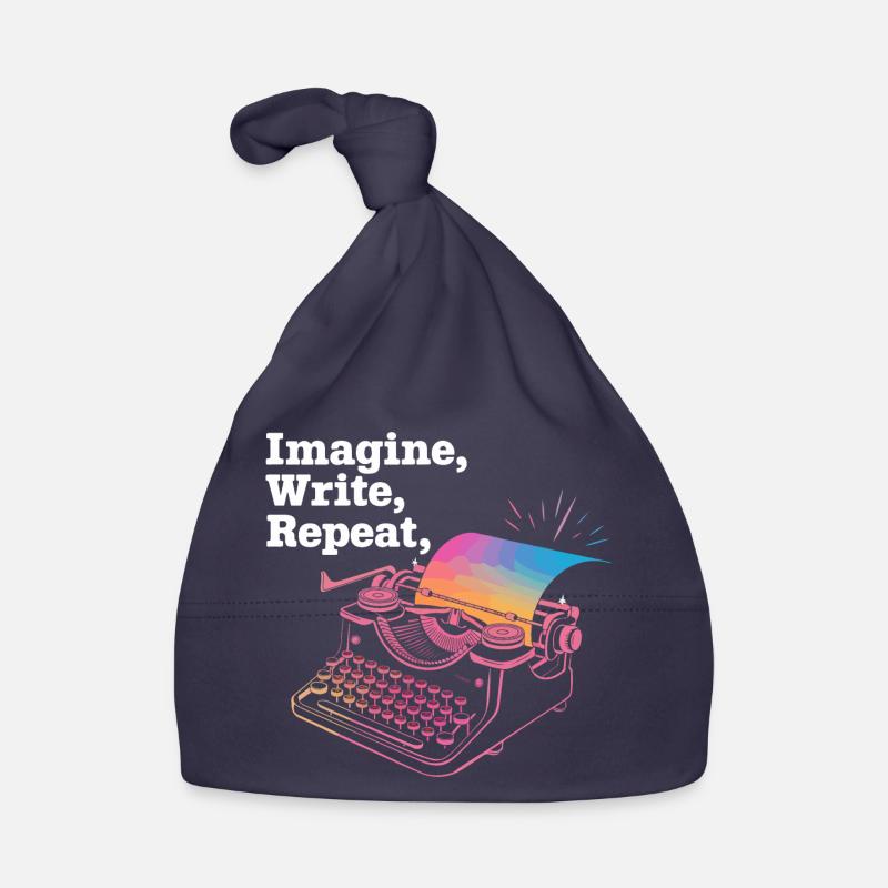 Imagine, Write, Repeat Organic Baby Cap