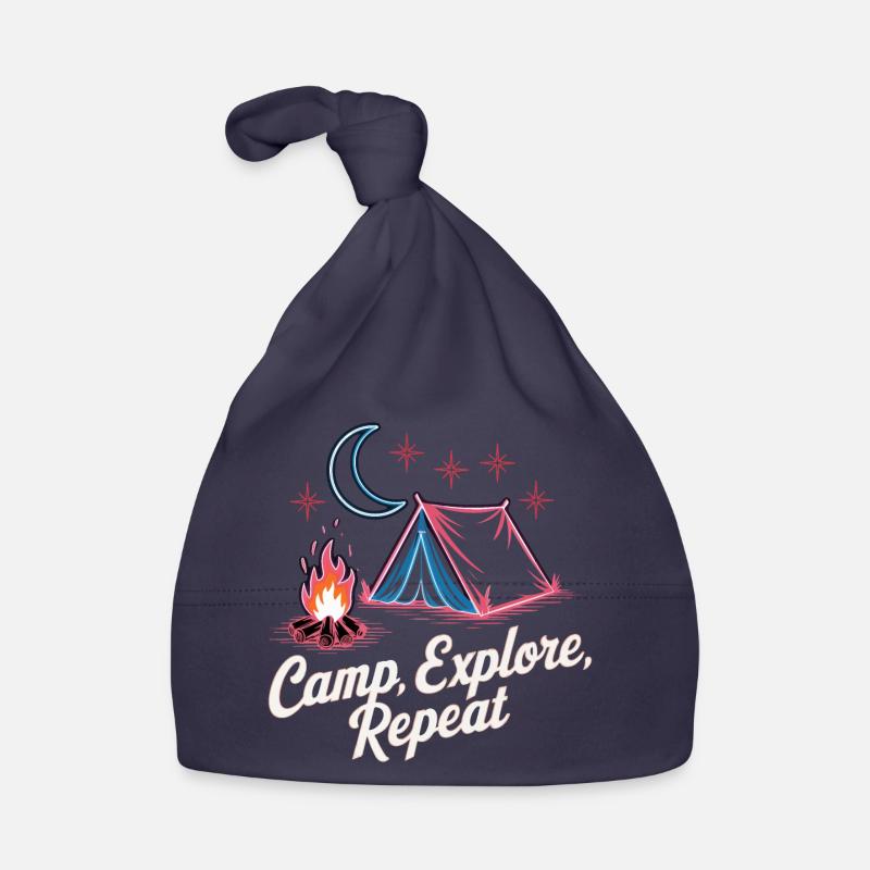 Camp Explore Repeat Organic Baby Cap